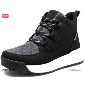 Winter Snow Boots Water-Resistant Ankle Booties Comfortable Fashion Sneaker